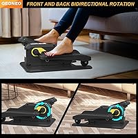 Vista 6 de Under Desk Elliptical Machine, Electric Elliptical Exerciser for Senior, Quiet & Small Electric Seated Pedal Exerciser for Home with Display