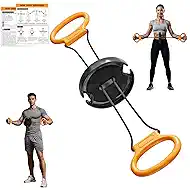 Resistance Bands with Handles for Home Workout, Fun Full Body Fitness Equipment for Women & Men, Portable Exercise Bands for Arms, Core Training, Beginner-Friendly Muscle Toning(Black)