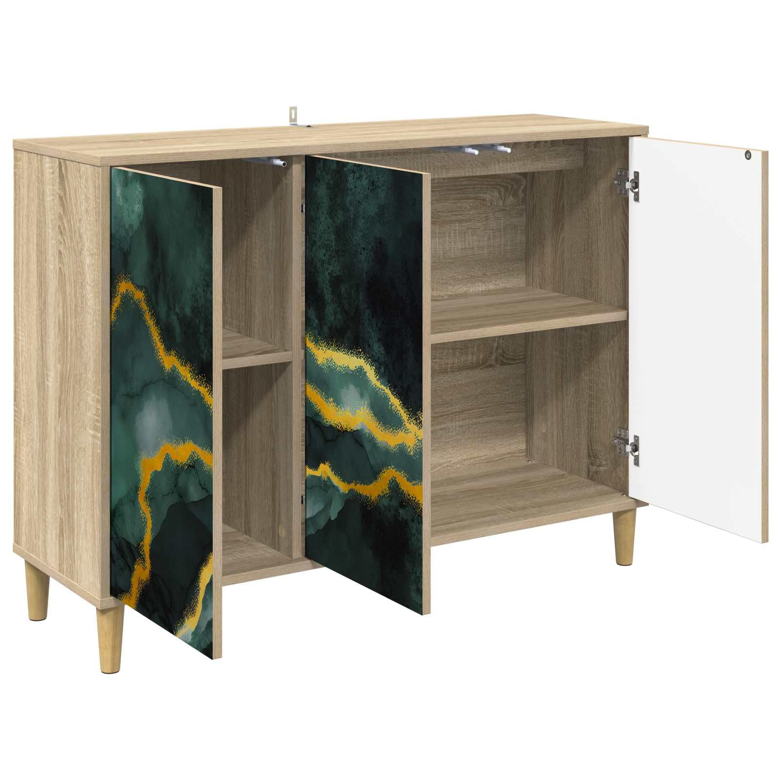 Kredens WIJHE Sonoma 102 x 33 x 75 cm Drewno