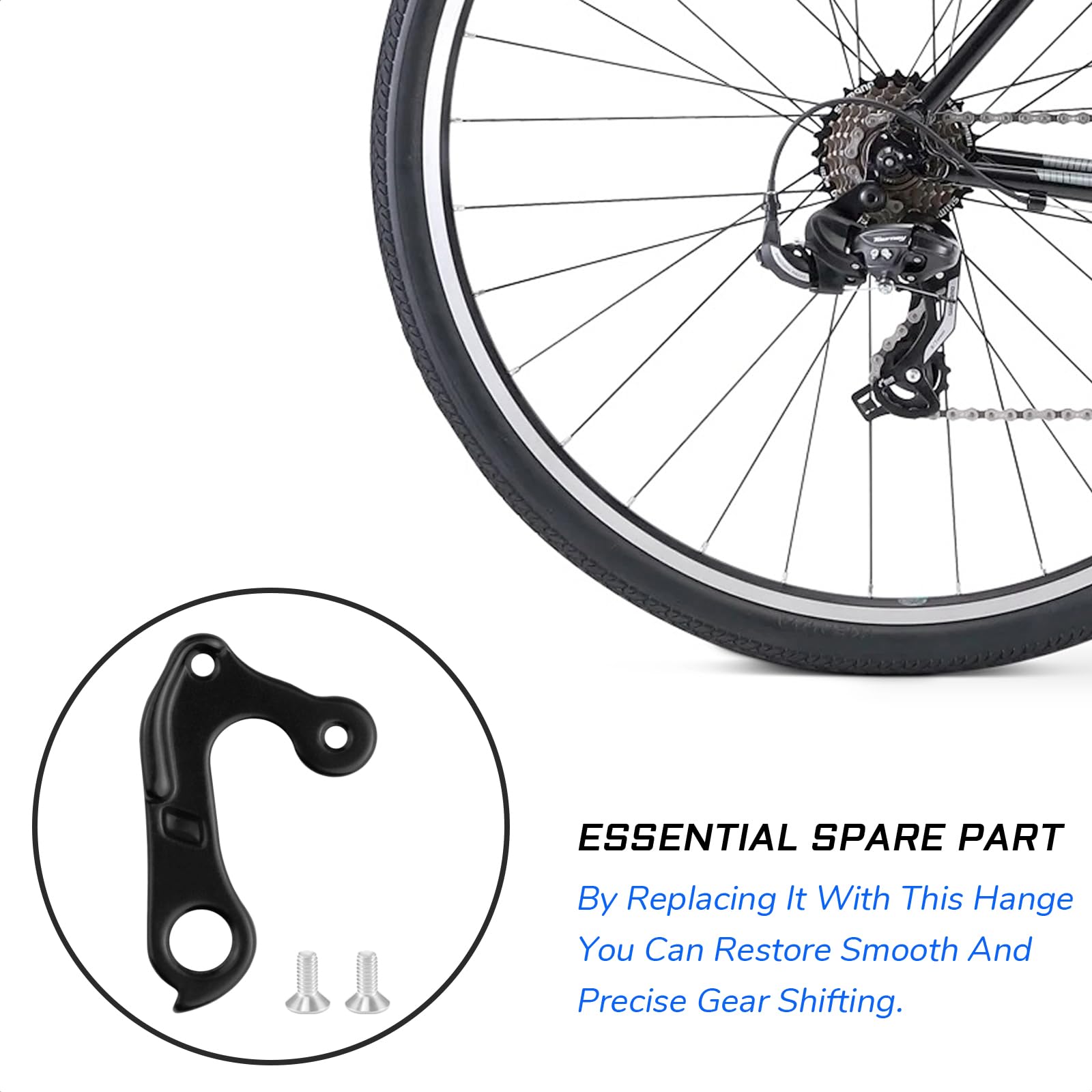 QASULER Gancio Deragliatore Posteriore For Cambio Bicicletta Mech