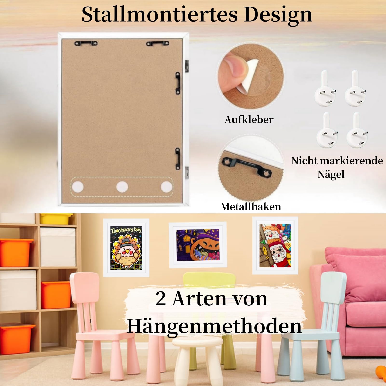 Dessin Enfant A4 Cadre Artistique Modifiable Pour Enfants, Cadre Photo Pour  Enfants Dessin Enfant Action, image size:1601x1601