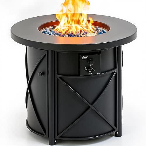 BALI OUTDOORS 50000 BTU Propane Fire Pit for Outdoor, 30