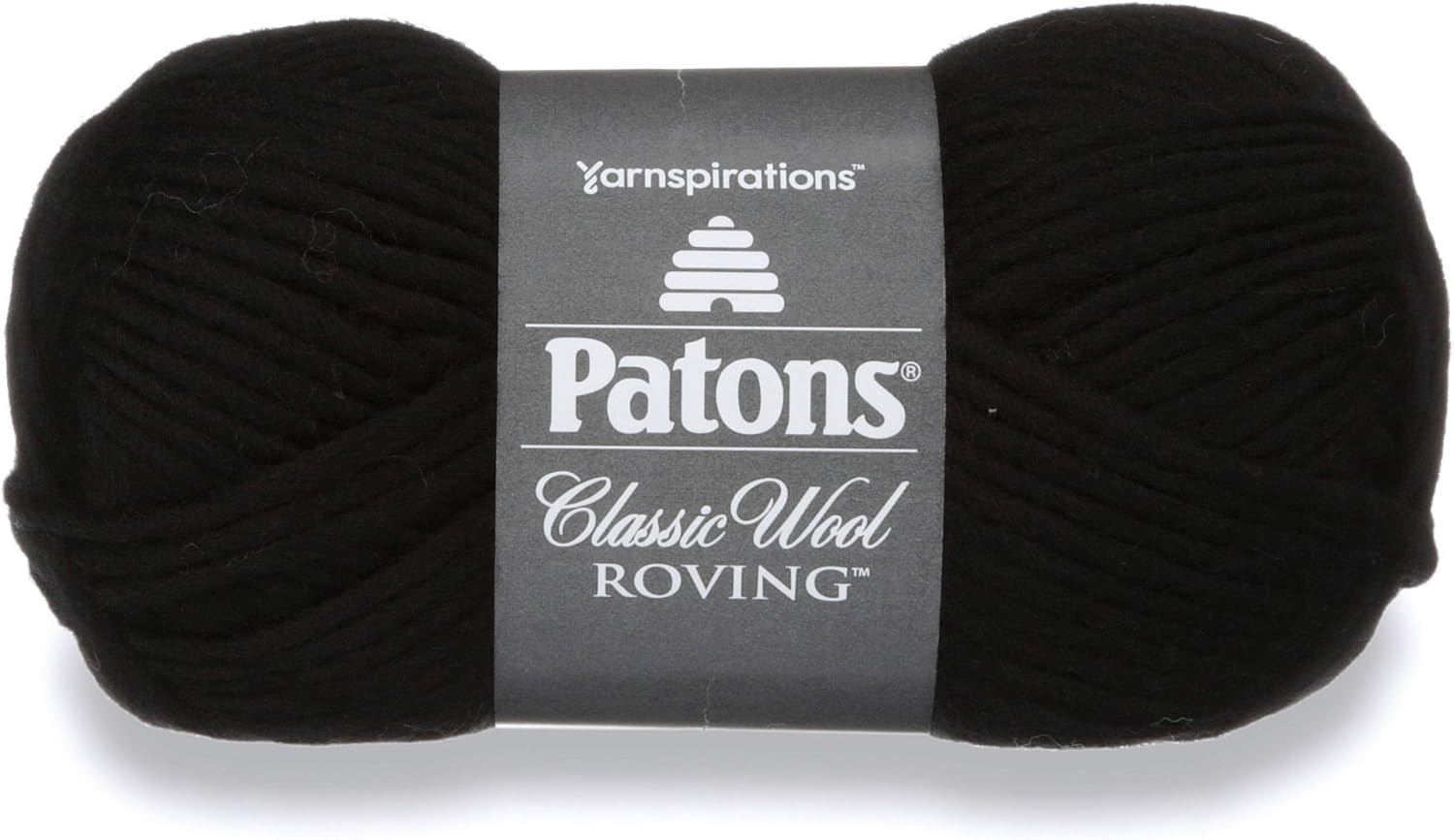 Patons Classic Wool Roving Yarn, 3.5 oz, Black, 1 Ball Amazon.co.uk