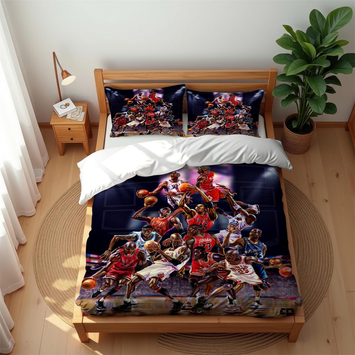 Parure Michael Jordan 220x240 idéale pour des nuits d'été fraîches