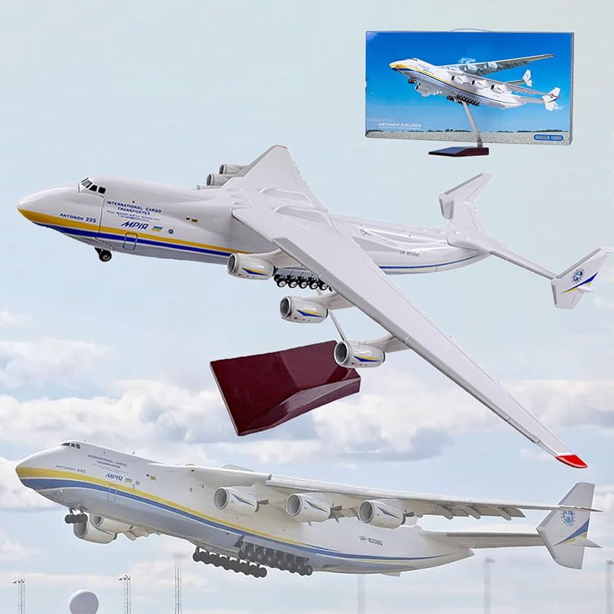 Antonov 225 モデル 1/200 スケール Amazon.com: 1:200 Scale Antonov AN-225 Mriya Model Aircraft
