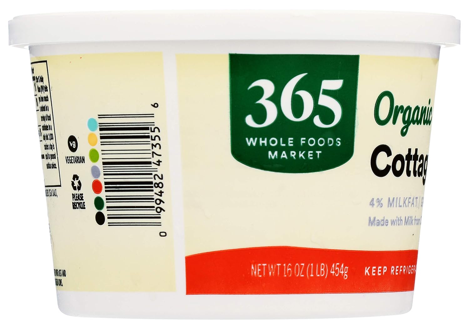 365 by Whole Foods Market, Cheese Cottage Organic Organic, 16 Ounce