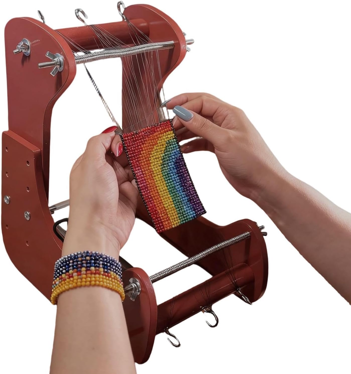 Bead Loom | Adjustable Jewelry Making Tool,Jewelry Making Loom | for DIY Enthusiasts Beginners Adults Women Girls Art Students Professionals Home Craft Room Workshop