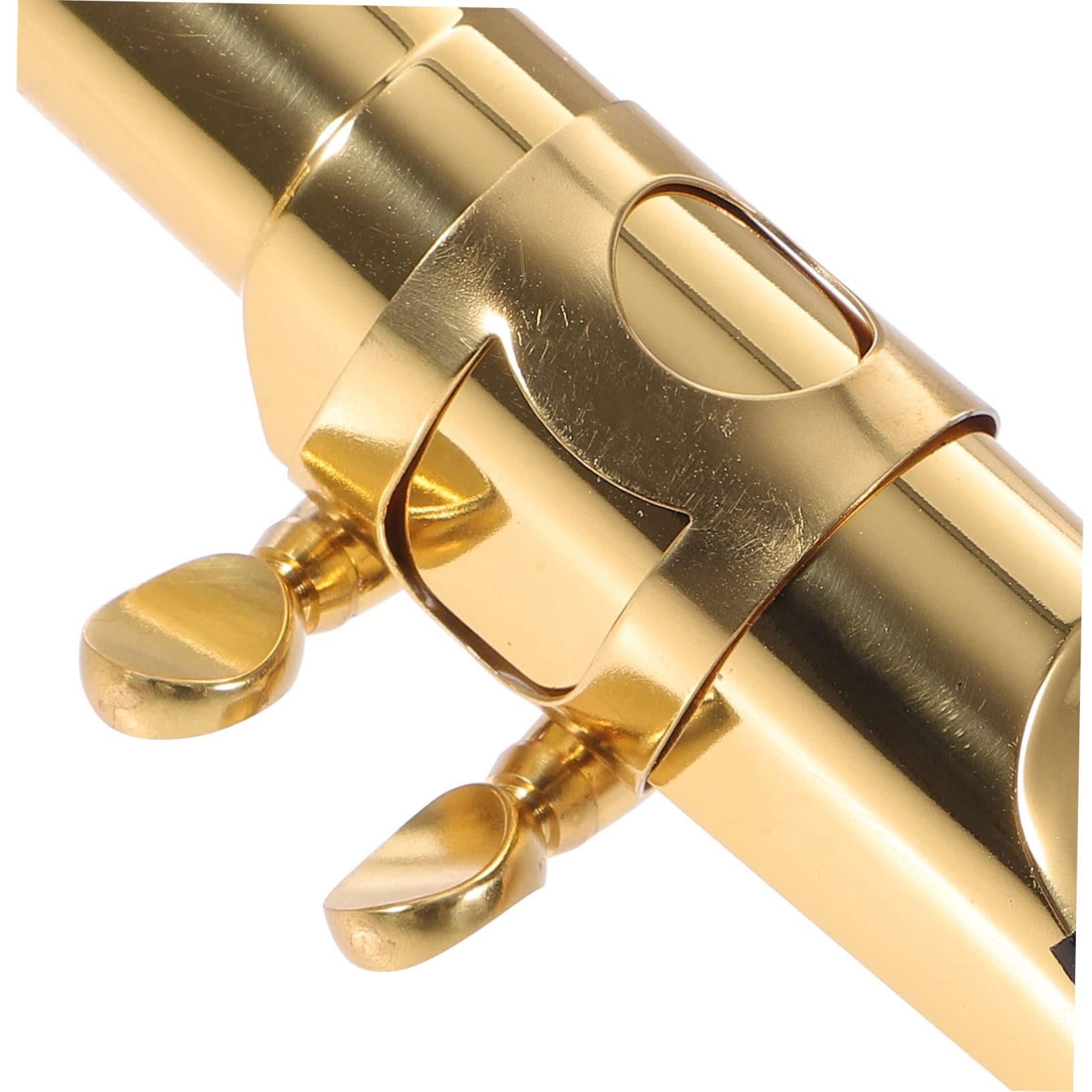 Abaodam Bec de Saxophone Alto Métal Lisse sans Bavure pour Débutants et Étudiants