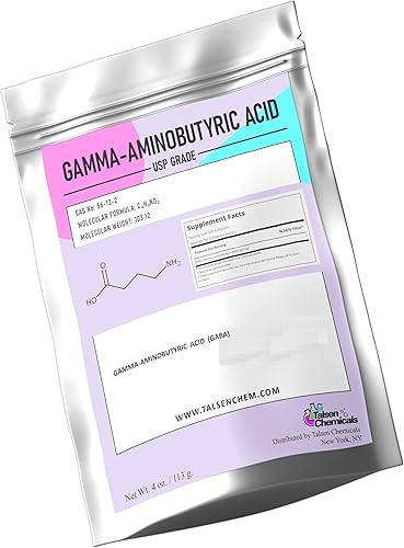Miniatura 2 de GABA (ácido gamma-aminobutírico) polvo gamma en polvo (4 onzas  3.99 oz)