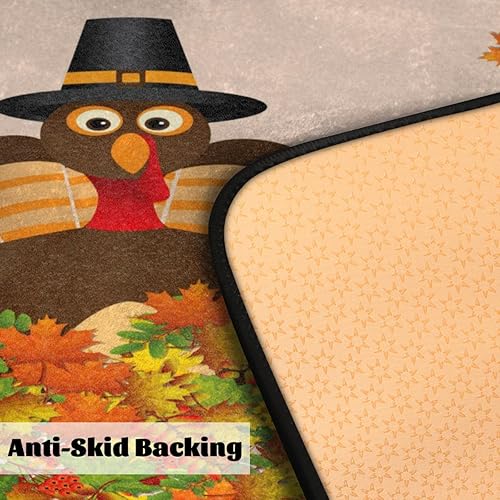 Miniatura 4 de Kitchen Rugs Maple Turkey Non Slip Absorbent Kitchen Mat Washable Rug 39 x 20 Inch Suitable for Entrance Bedroom Living Room Dining Room Kitchen