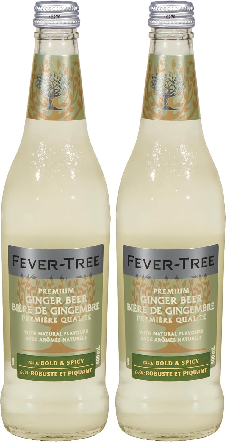 Fever-Tree Ginger Beer, Premium, 16.9 Fl Oz (Pack of 6)