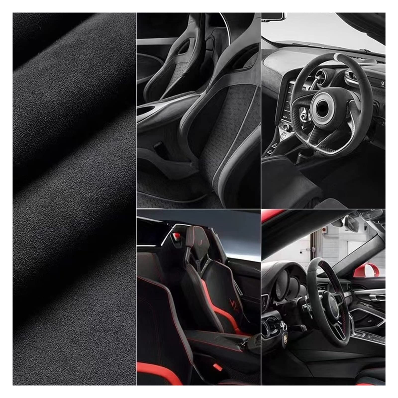 Auto Coprivolante Per BMW Per Sport-1 Per Series Per 130i Per 120d Per X1 Per E84 Coprivolante Per Auto Personalizzato Treccia Coprivolante Protezione (Colore : Brown Thread)