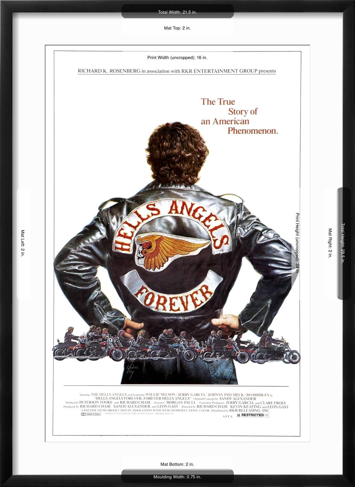 Amazon.com: AllPosters Wall Art Print HELLS ANGELS FOREVER, poster
