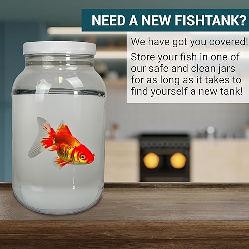 Miniatura 6 de Billy Buckskin Co. - Tarros de plástico transparente de 1 galón con tapas, para dulces, galletas, artes y manualidades, consejos de dinero de