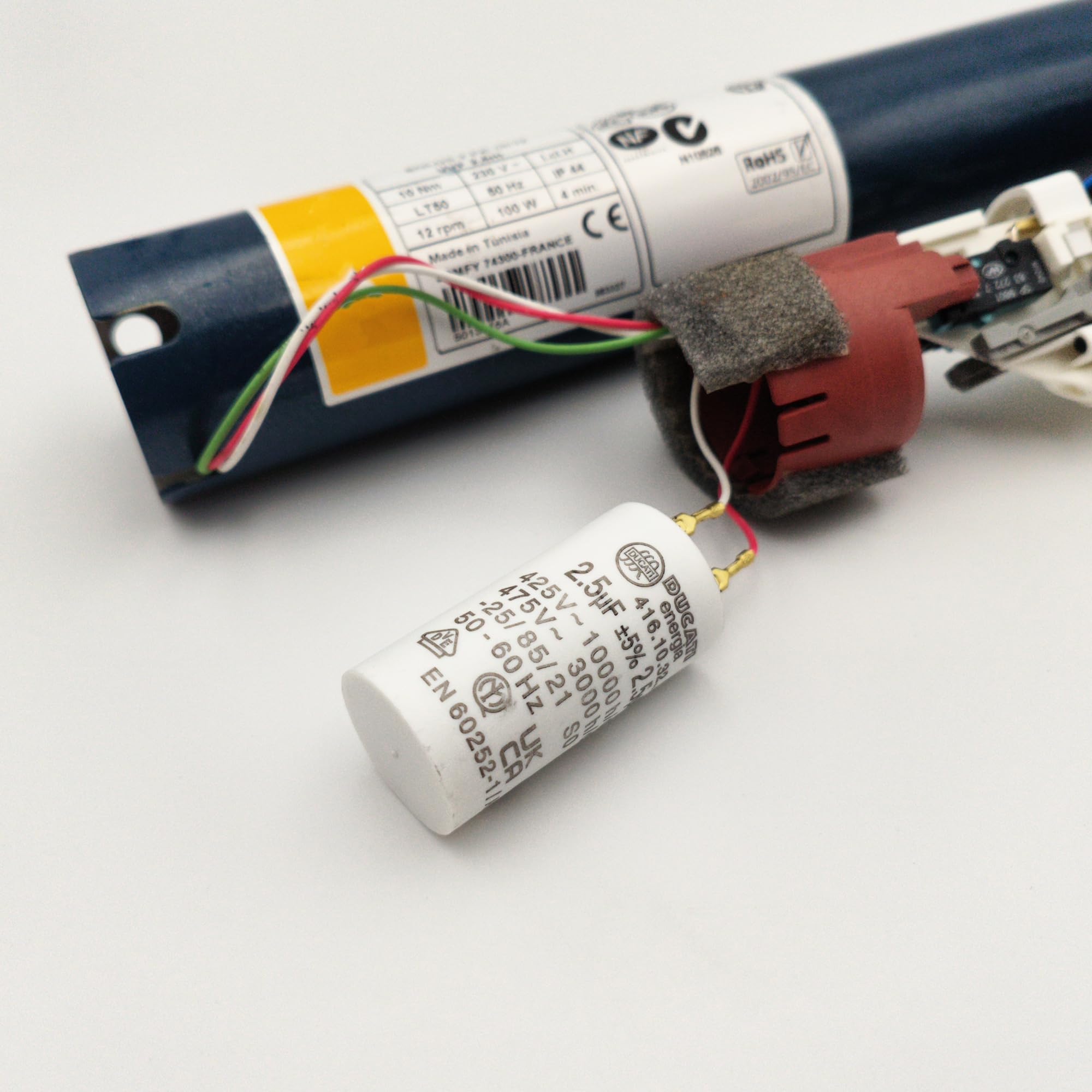 CVR Condensatori 3,5 uF per tapparelle SOMFY SIMU di ricambio