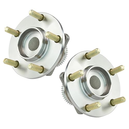 Vista 564 de TRQ Juego de 2 rodamientos de rueda trasera y conjunto de cubo con sensor ABS compatible con Ford Transit Connect 2014-2018