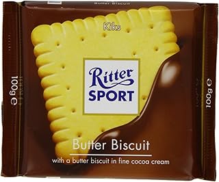 Ritter Sport Butter Biscuit 100 g (Pack of 8)
