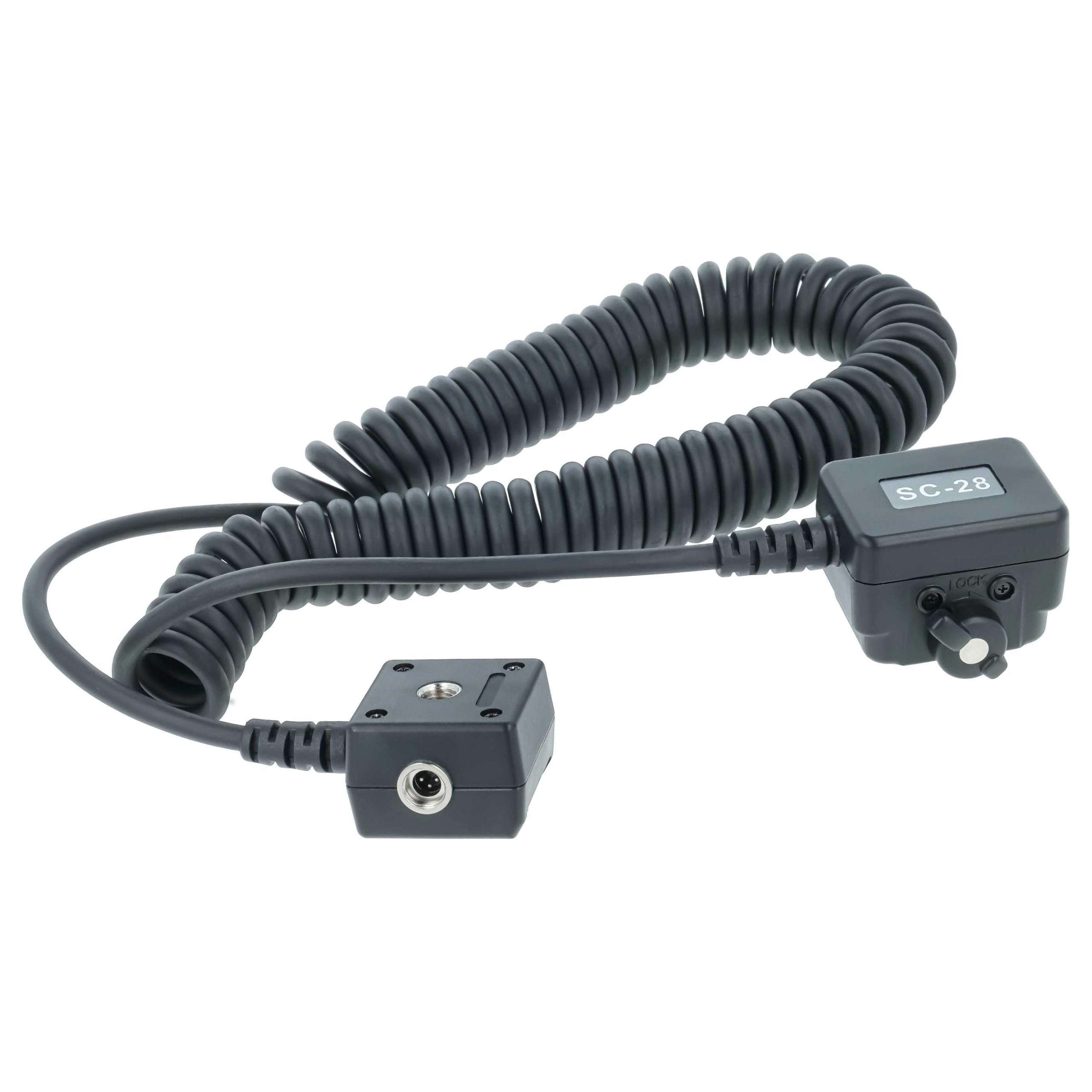 vhbw Câble TTL Compatible avec Nikon D300, D200, D40, D300s, D5100, D100, D4, D3200, D3, D3X Appareil Photo, Flash - Câble de synchronisation, 150cm