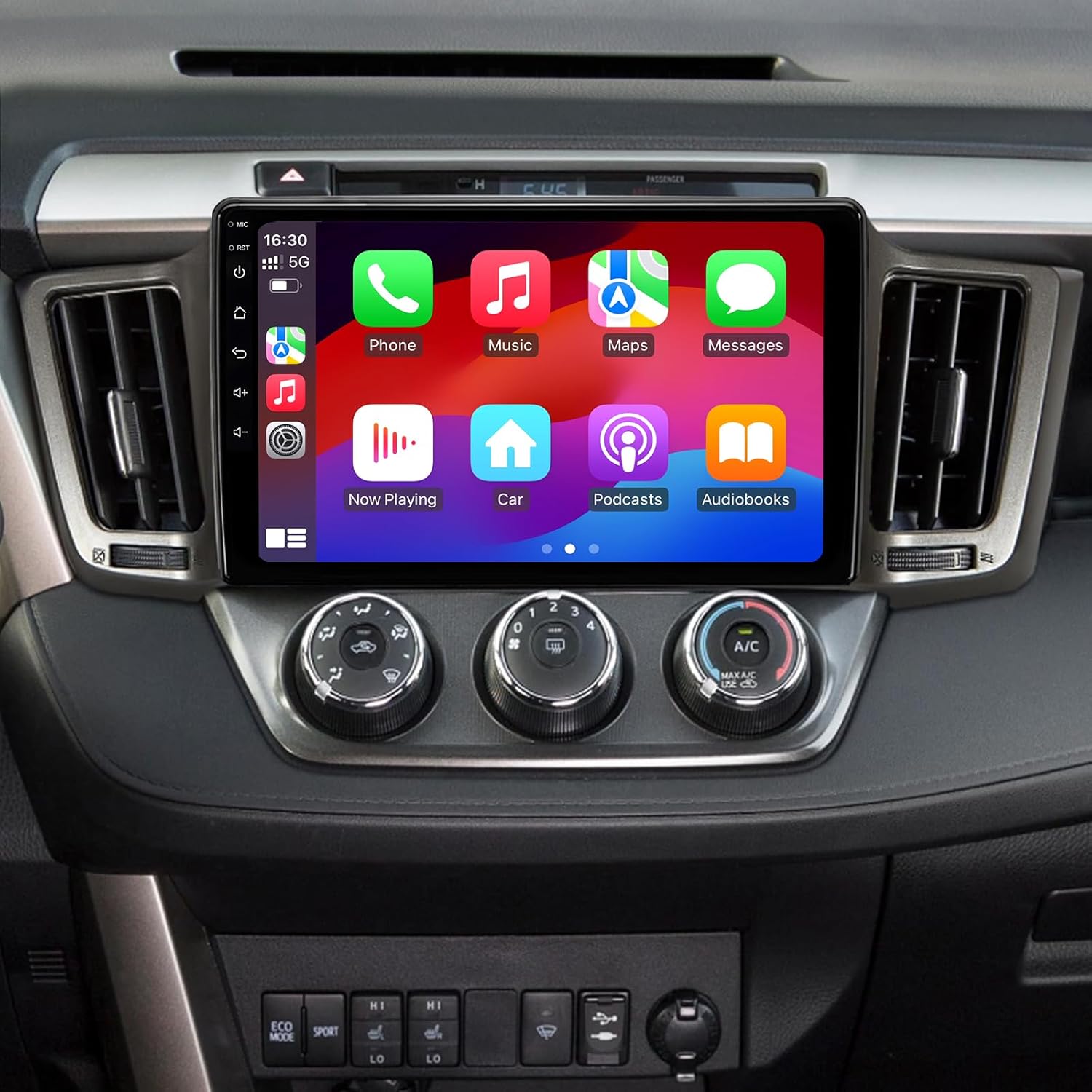 10.2'' 64GB Car Radio Stereo Upgrade for Toyota RAV4 2013-2018, Plug and Play Android 13 Head Unit with Wireless Carplay/Android Auto/1080P Backup Camera/AM FM Radio