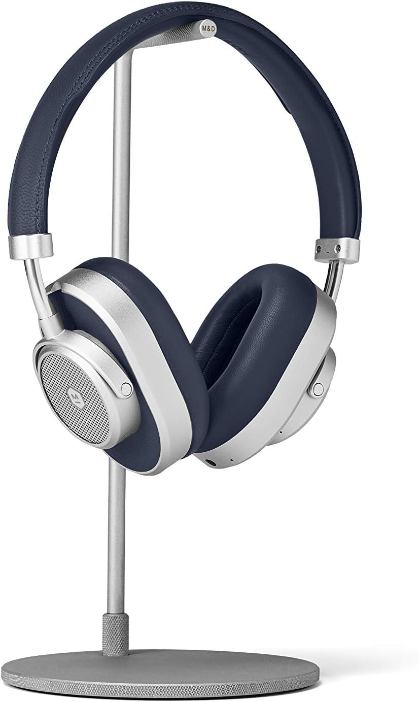 master dynamic mw65 active noise cancelling anc wireless headphones %e2%80%93 bluetooth over ear headphones with mic silvernavy