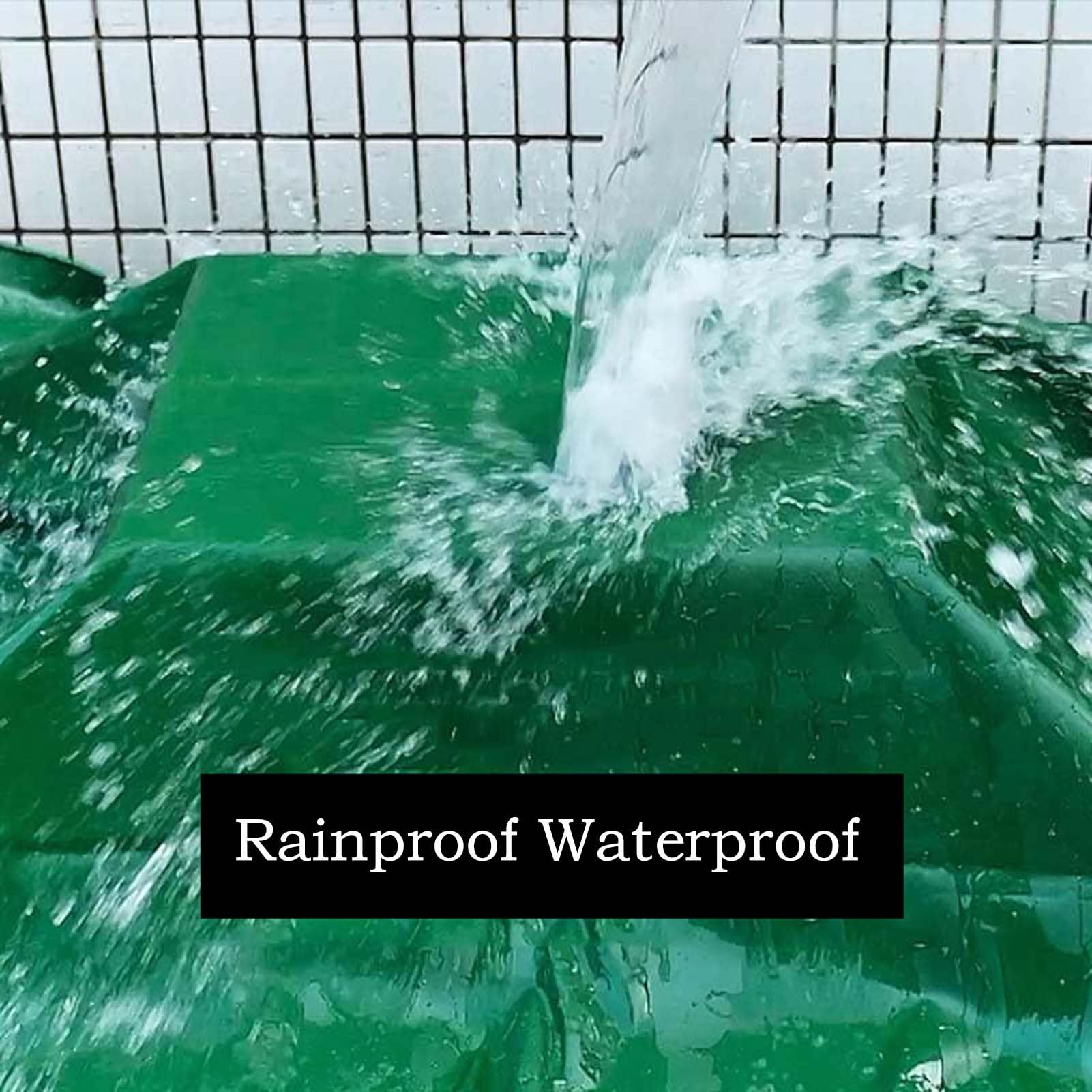 Bâche imperméable 500 g/m² 5 x 6 m en PVC avec œillets et coins renforcés – Parfaite pour le camping, le jardinage et la protection extérieure