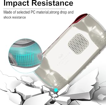KZIOACSH Clear Case for AYANEO Pocket AIR mini, Full Protection Lightweight Shock-Absorption Anti-Scratch Soft TPU Gaming Console Protective Rugged Bumper Cover for AYANEO Pocket AIR mini