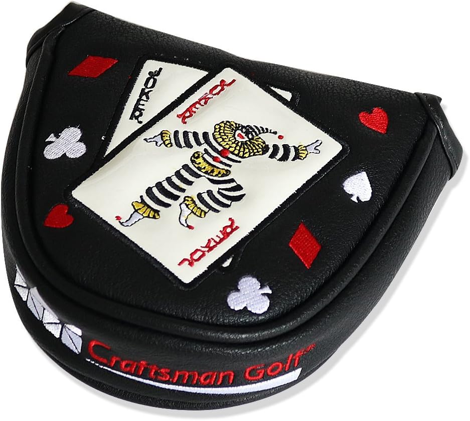 Joker Poker Game Clown Mallet Putter Cover Headcover