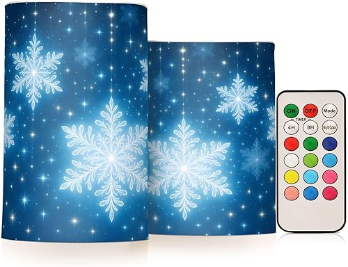 Vista 29 de Velas parpadeantes sin llama, velas LED moradas de mariposa lavanda con temporizador remoto, juego de 2 velas a pilas para San Valentín, boda