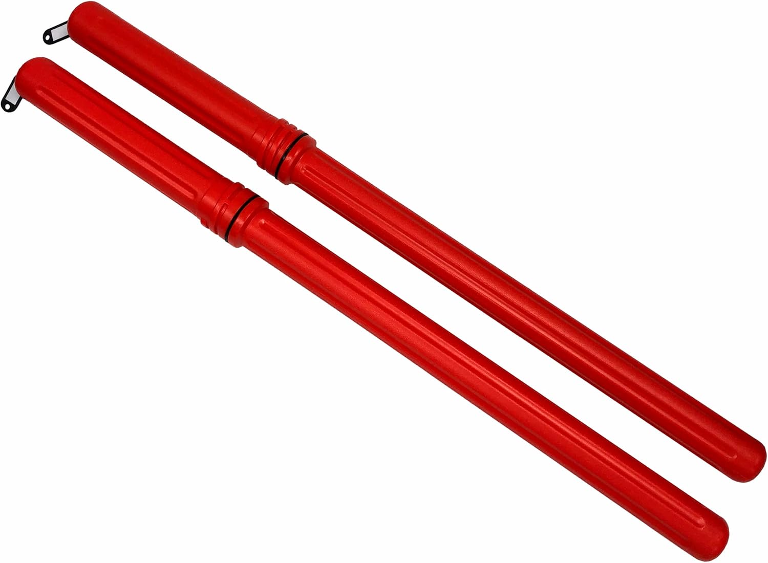 Blue Demon TIG Welding Rod Storage Tube, 36 inch, 2 Pack, waterproof, airtight, made of high impact polyethylene, key tag included for easy labeling/organization, Red