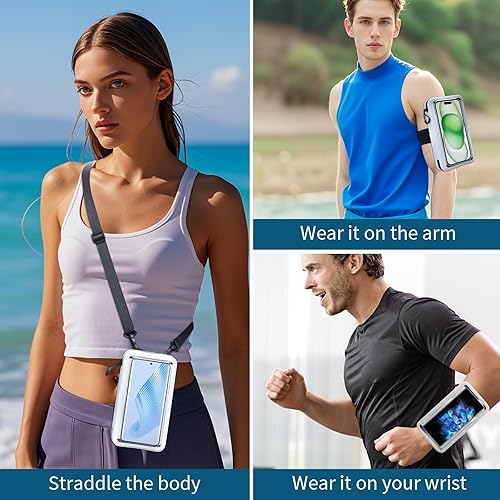 Miniatura 5 de Bandas de brazo de teléfono para correr, adecuadas para varios modelos de teléfonos móviles, con cordón y brazalete desmontable, soporte para