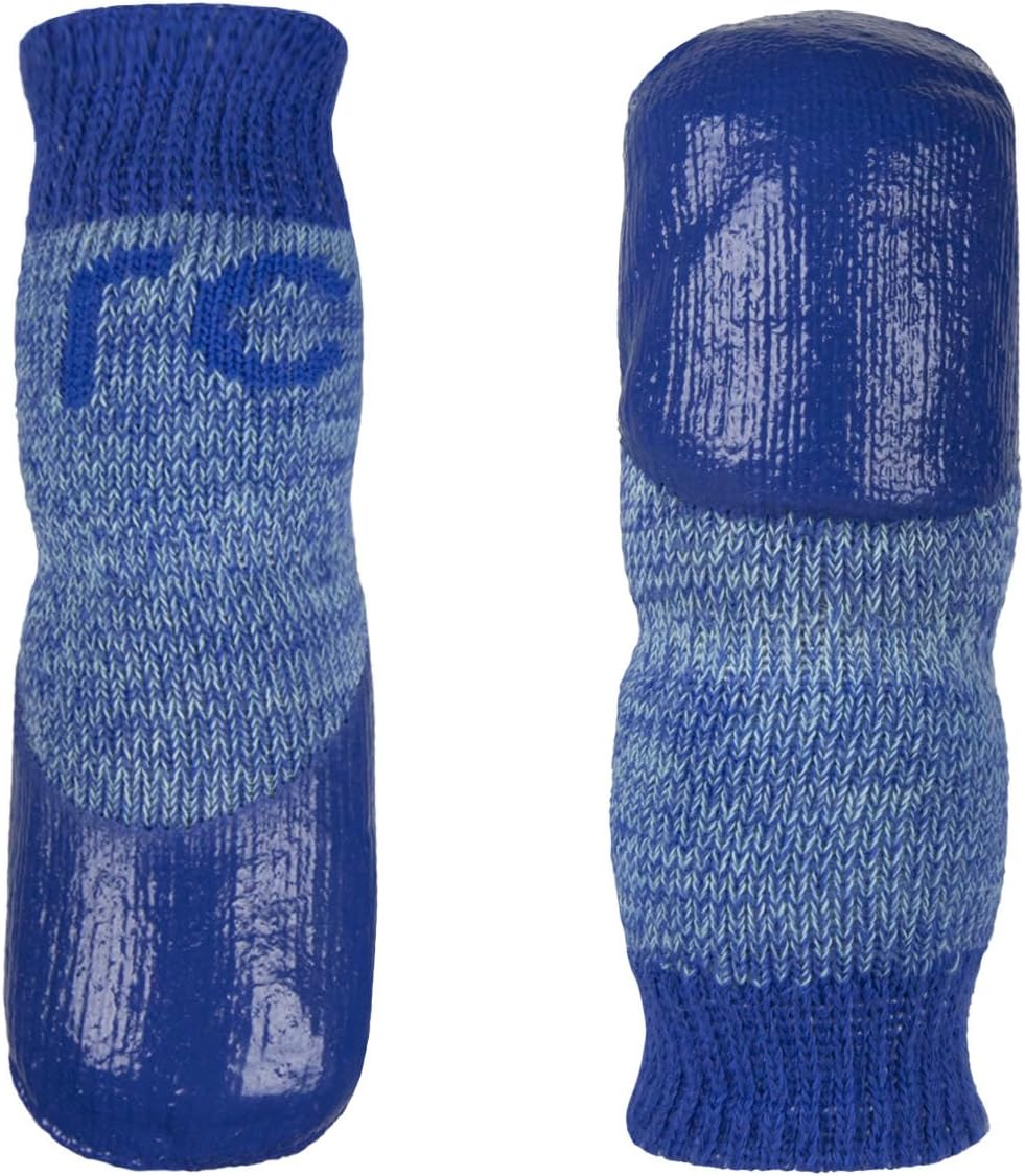 RC Pets Sport PAWks Dog Socks, Paw Protection, Medium, Blue Heather
