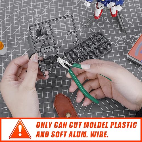 Miniatura 25 de Pinza de modelo, kit de herramientas modelo Gundam, pinza definitiva para herramientas de modelo de plástico, cortador de alambre para manualidades