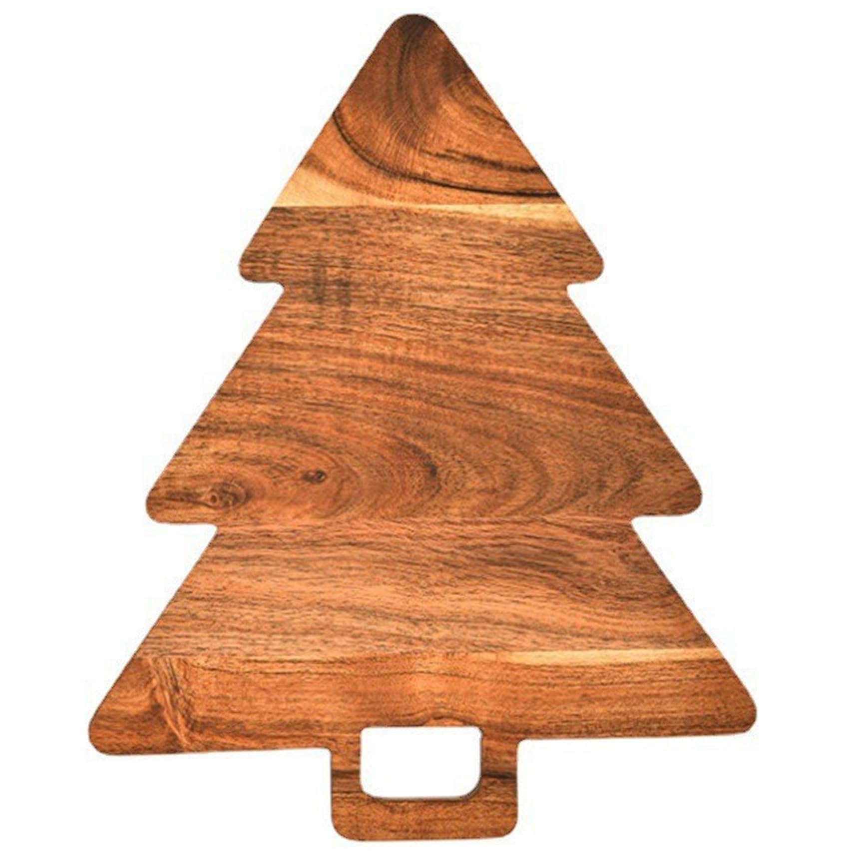 Planche à découper de Noël en bois avec poignée pour charcuterie et fromage