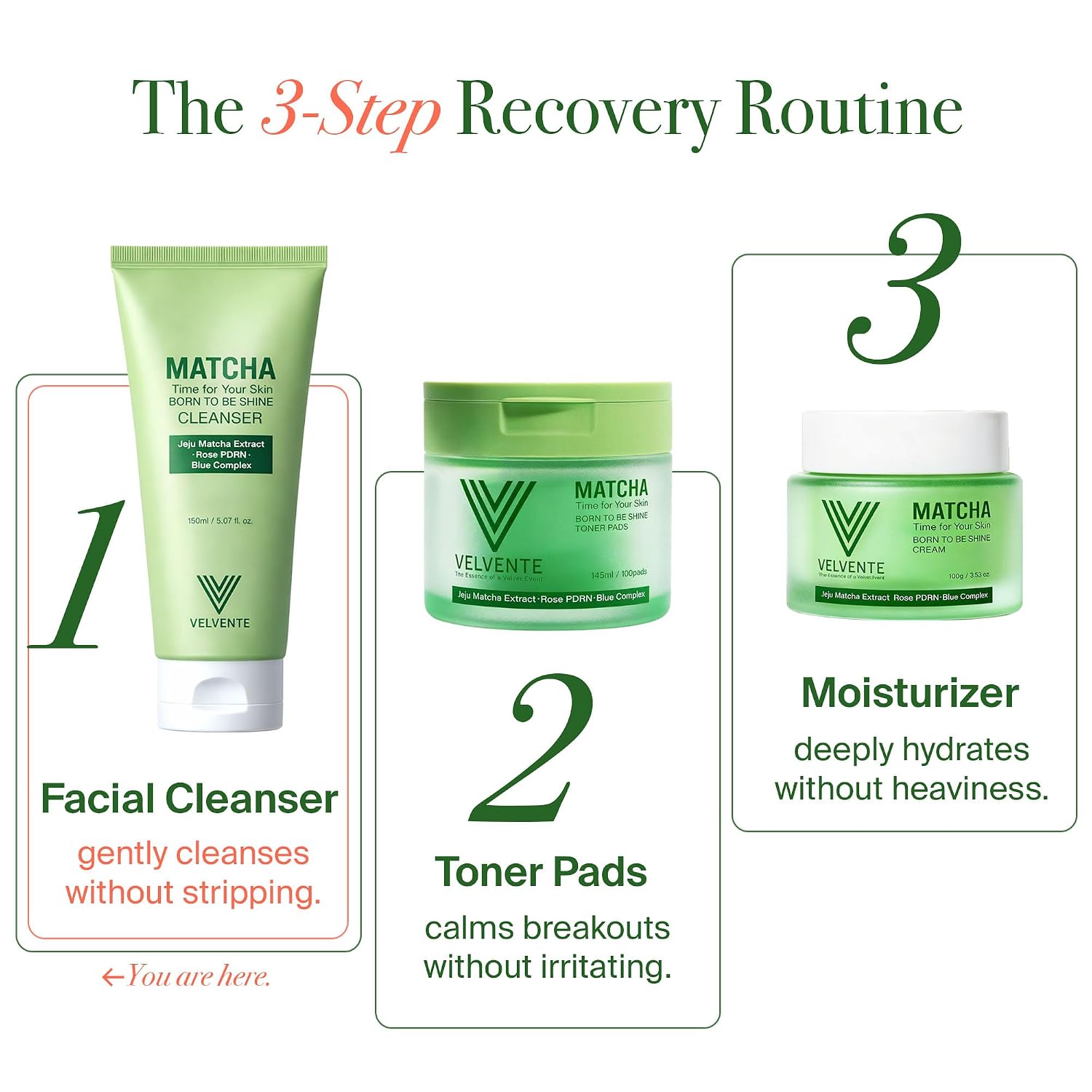 Matcha Rose PDRN Korean Face Wash, Low-pH Hydrating Calming Deep Pore Cleanser, Daily Gentle Facial Wash for Skin Texture, Blackhead & Pore Care, Korean Skincare, 5.07 fl.oz.