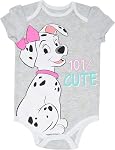 Disney Classics The Aristocats Lion King Winnie the Pooh Pixar Toy Story Baby Girls 5 Pack Bodysuits Newborn to Infant