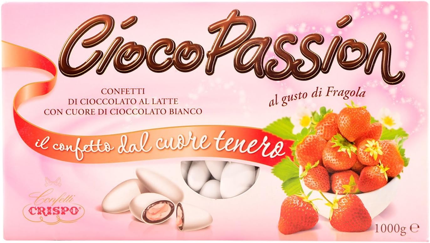 Confetti Crispo CiocoPassion Gusto Fragola kg.1