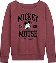 Mickey & Friends - Mickey Mouse Collegiate The Classic - Women's Lightweight French Terry Long Sleeve Shirt