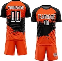 WLIIRIRE Personalized Soccer Jerseys for Men Women Kids - Custom Team Uniforms Football T-Shirts Shorts