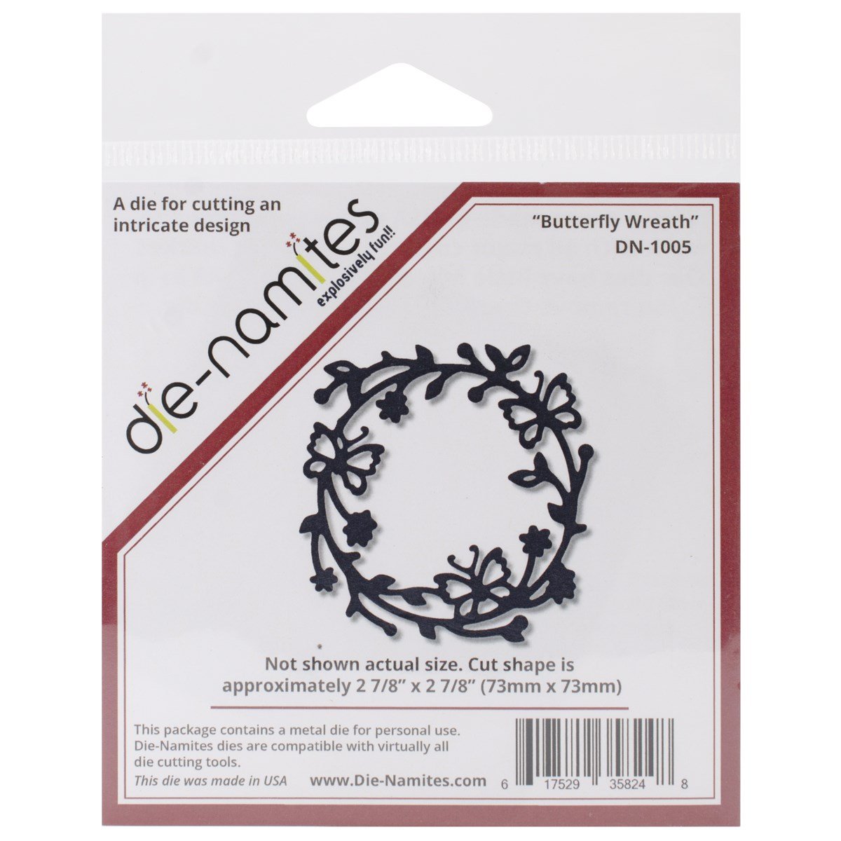 die-namites Butterfly Wreath Die