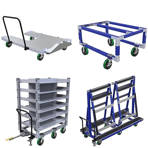 Miniatura 4 de Ruedas giratorias de 8 x 2 pulgadas, ruedas resistentes, rueda de poliuretano, capacidad de hasta 1500 libras. Uso para camión de plataforma,