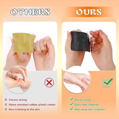 Miniatura 5 de Envoltura de aislamiento de tuberías de 2 pulgadas de ancho x 32.8 pies de espuma y papel de aluminio para exteriores, cinta aislante autoadhesiva