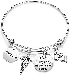 Speech Therapist Gift Everyone Deserves A Voice Keychain Speech Language Pathologist Jewelry Thank You Gift