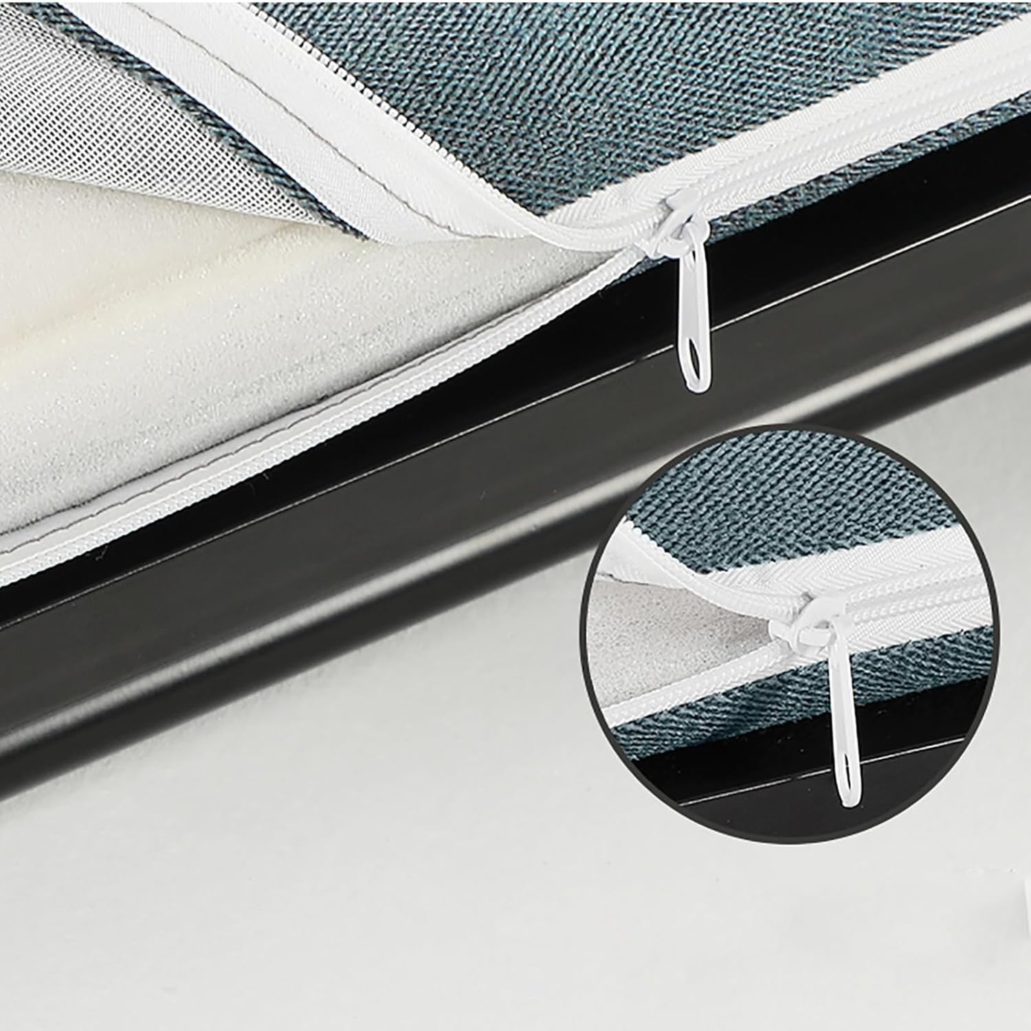 Rollaway Folding Guest Bed With Memory Foam Mattress, Portable Single Bed Foldable Bed, Camping Bed With Caster Wheels, Pull Out Bed Chair Beds For Adults, Bearing Capacity 200KG, 180×65×26cm ( Size :