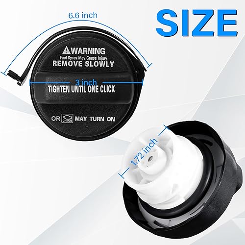 Miniatura 3 de Tapón de gasolina 31010-3L600 para Hyundai Accent Azera Elantra GT Entourage Equus Genesis Coupe Santa Fe Sonata Tucson Veloster, Kia soul sedona