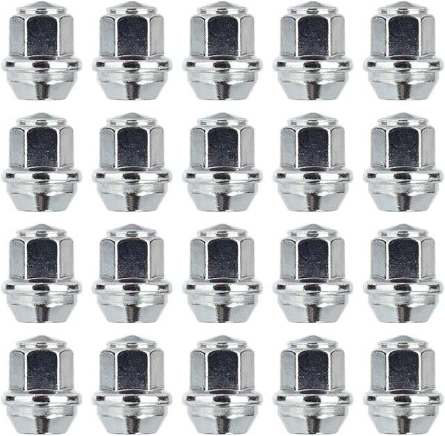 Ellis Excellence Set of Alloy Wheel Nuts. M12 x 1.5, Taper, 19mm Hex, Compatible With Ford Alloy Wheels & More