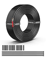 Vista 19 de NAOEVO Cable eléctrico de calibre 16, 2 conductores, cable de PVC trenzado de 16 AWG, bajo voltaje de 12 V/cobre estañado/cable flexible