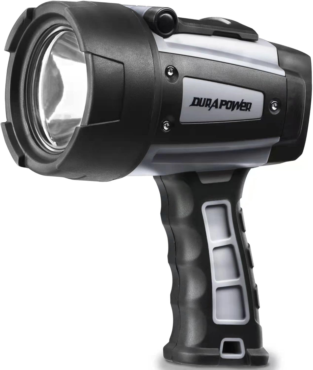 Durapower High Lumens Rechargeable Spotlight | IP68 Waterproof LED Flashlight for Marine & Camping