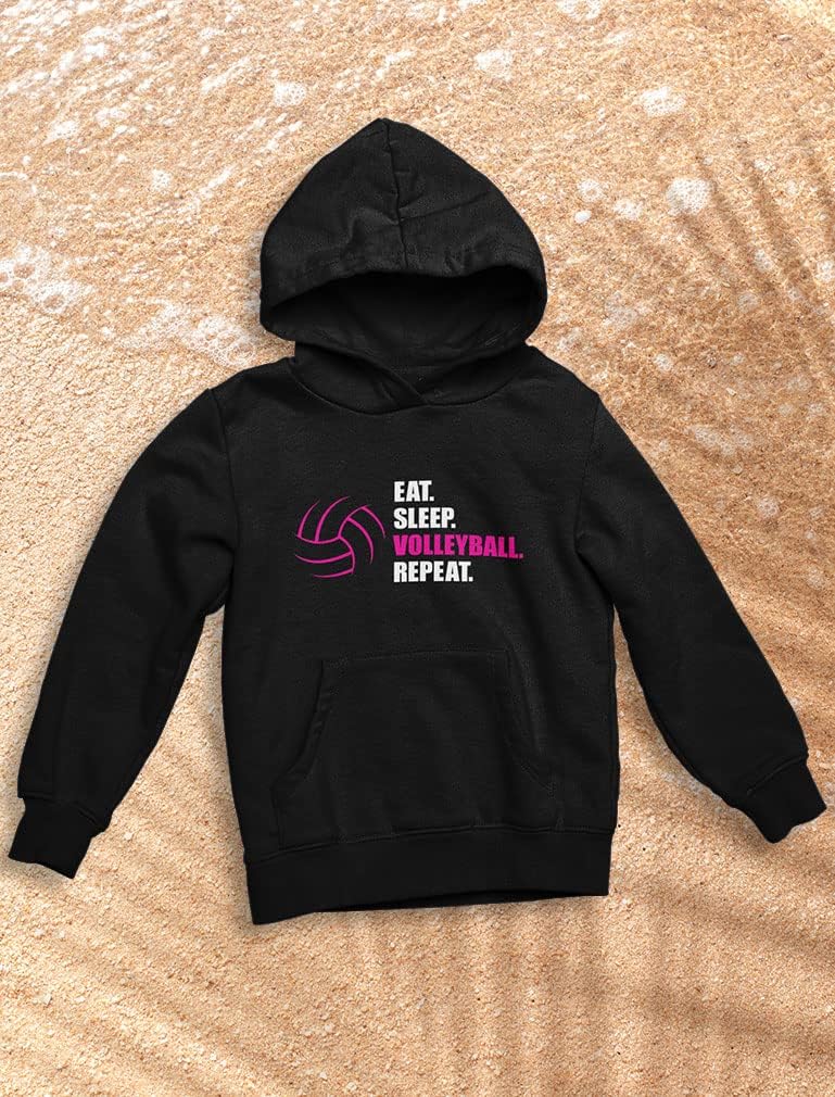 Tstars Volleyball Hoodies Gifts for Teen Girls Women Fans Team Players Love Sweatshirt Hoodie
