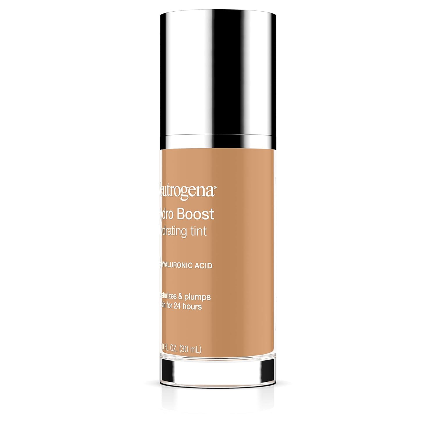 Neutrogena Hydro Boost Hydrating Tint Foundation Makeup for Dry Skin, with Hyaluronic Acid, Lightweight Oil-Free Water Gel, Non-Comedogenic, 85 Honey Color 1.0 fl. oz - Image 9