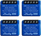Shelly 1 Mini Gen 3 | 4 Pack | WiFi and Bluetooth Smart Switch 1 Channel 8A | Home | Compatible with Alexa and Google Home | iOS/Android App | Dry Contacts - 1